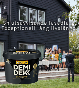 Jotun Demidekk Infinity, smuts avvisande fasadfärg