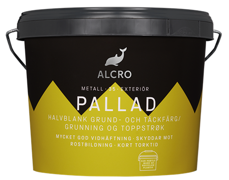 Pallad Grund och Täckfärg
