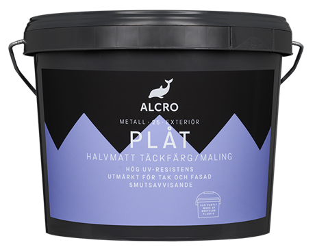 Plåt Halvmatt Täckfärg