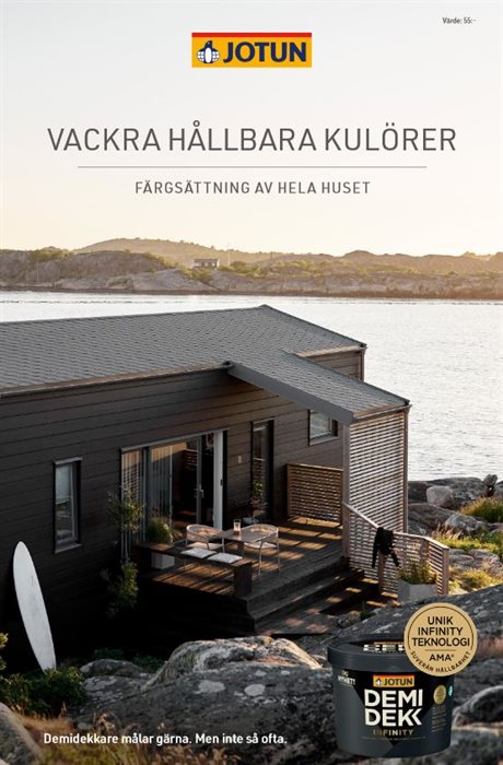 Färgkarta Demidekk "Vackra Hållbara Kulörer"