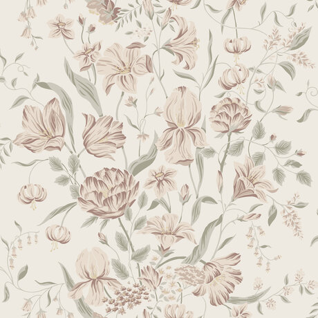 S10164_Karins-bukett_Powder-Pink_Sandberg-Wallpaper_image1