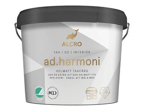 ad.harmoni Helmatt Takfärg Vit