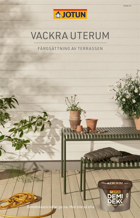 Kulörkarta Demidekk Terrasslasyr