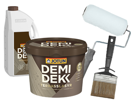 Demidekk Terrasslasyr Paket