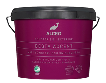 Bestå Accent Alcros helmatt fönsterfärg