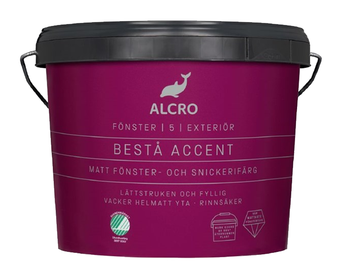 Bestå Accent Alcros helmatt fönsterfärg