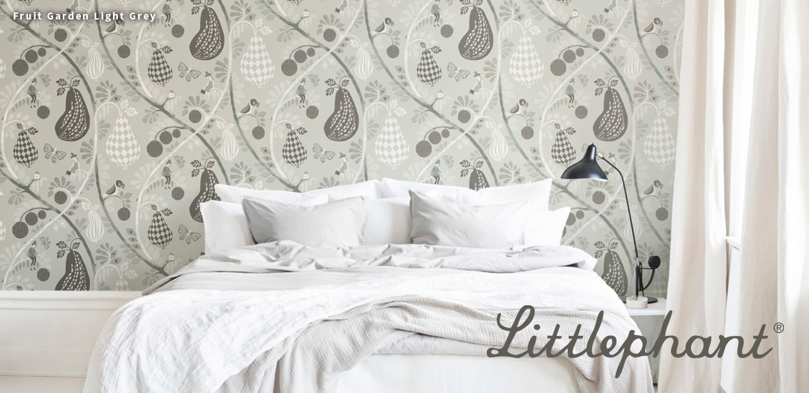 Littlephant Fruit Garden Light Grey