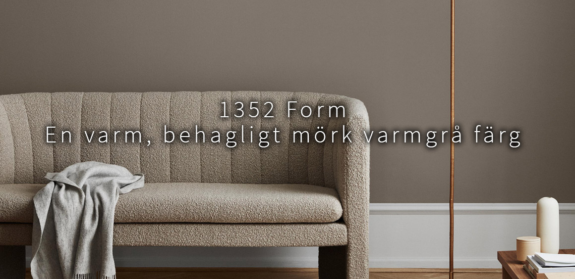 Väggfärg inspiration kulör 1352 Form